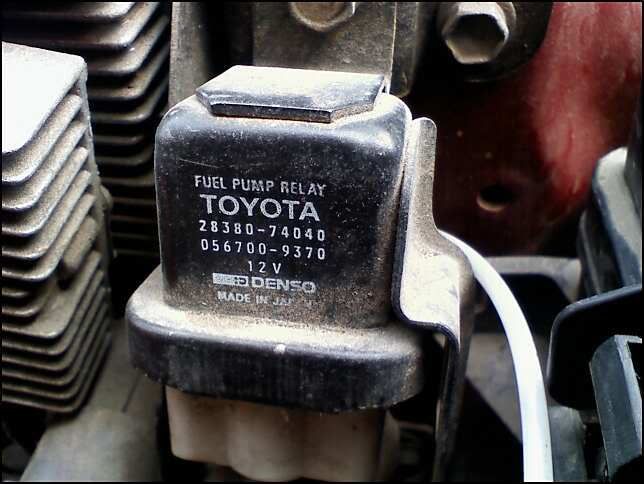 1991 toyota mr2 fuel pump relay #5
