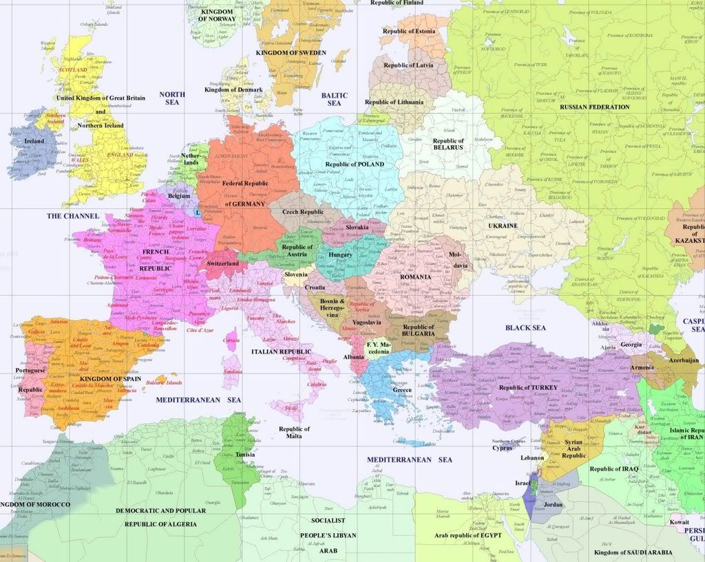 欧洲历史地图[公元元年~2000年,21p]图片