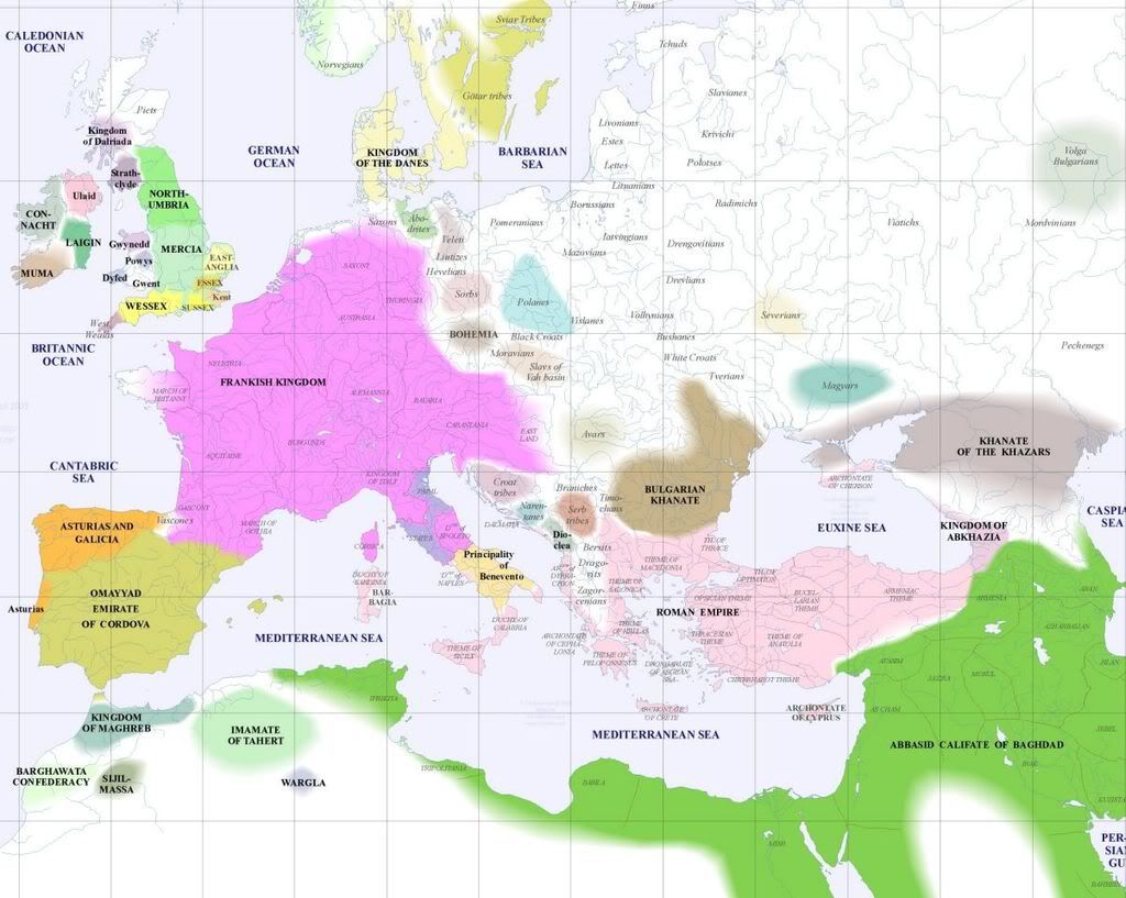 欧洲历史地图[公元元年~2000年,21p]图片