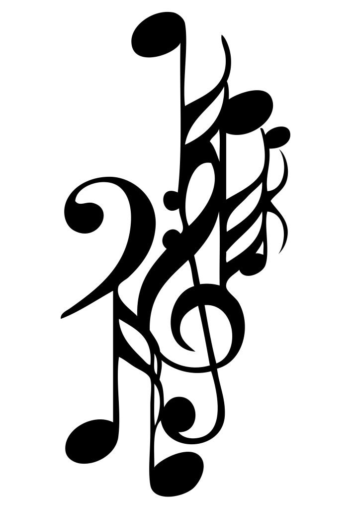 tattoos of music notes. musical notes tattoo. musical