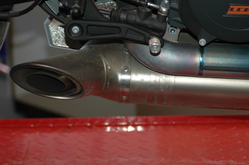 Making the Akrapovic Evo 4 exhaust quieter KTM Forums