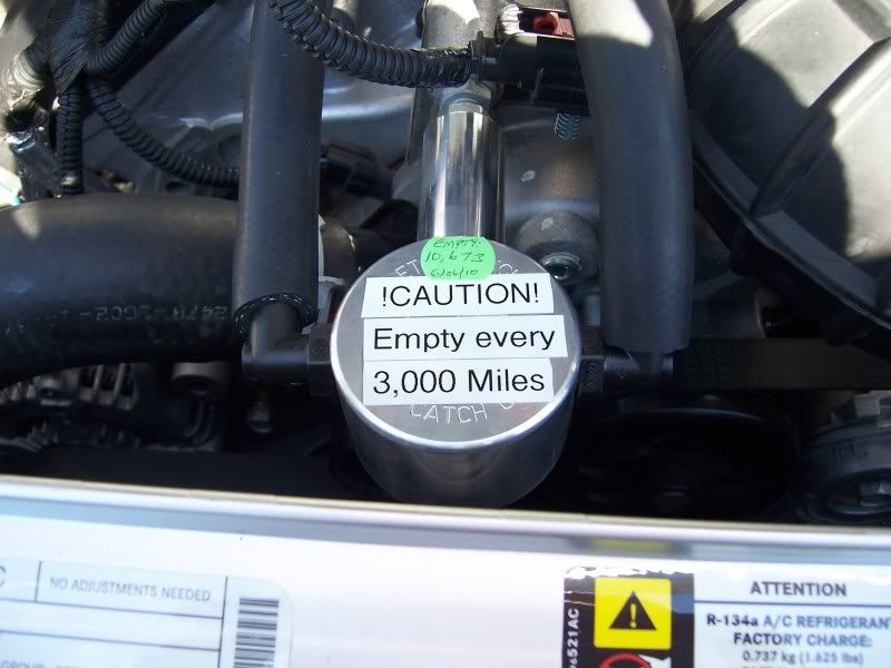 Make sure to empty your Catch Can ! Dodge Challenger Forum